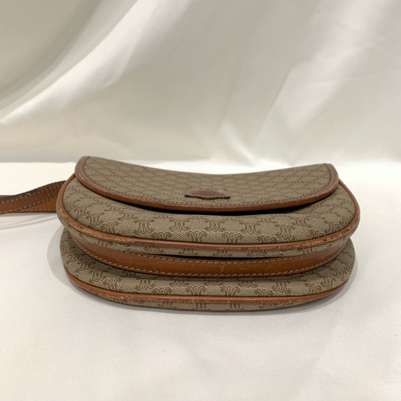 Celien Beige Macadam Crossbody Bag Sku#84027 - Picture 4 of 12